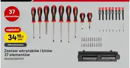Castorama Zestaw wkrętaków i bitów 37 elementów Forge Steel oferta