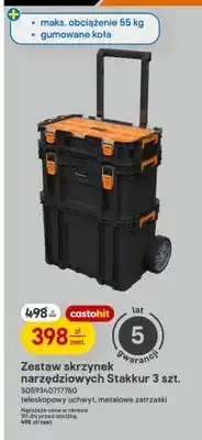 Castorama Zestaw skrzynek narzędziowych Stakkur 3 szt. Magnusson oferta