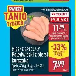 ALDI Polędwiczki z piersi kurczaka Mięsne Specjały oferta