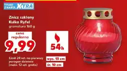 Kaufland Znicz szklany Kulka Ryfel oferta