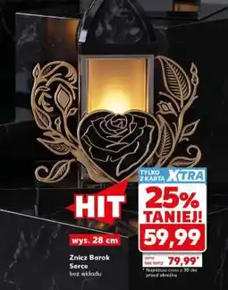Kaufland Znicz Barok serce oferta
