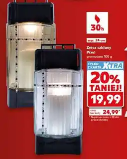 Kaufland Znicz szklany Pixel oferta