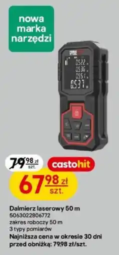 Castorama Dalmierz laserowy 50 m castohit oferta