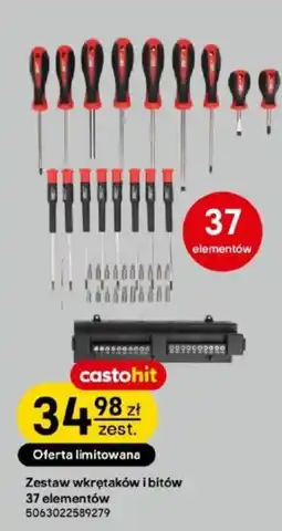 Castorama Zestaw wkrętaków i bitów castohit oferta