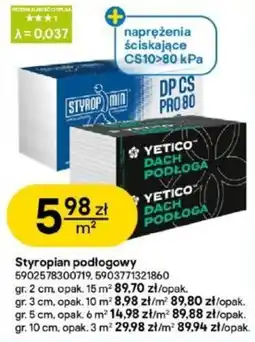 Castorama Styropian podłogowy oferta