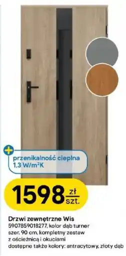 Castorama Drzwi zewnętrzne Wis oferta