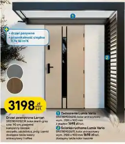 Castorama Drzwi zewnętrzne Lantan oferta