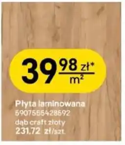 Castorama Płyta laminowana dąb craft złoty oferta