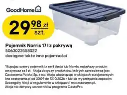 Castorama Pojemnik Norris 17 l z pokrywą oferta