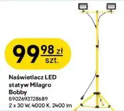 Castorama Naświetlacz LED statyw Milagro Bobby oferta