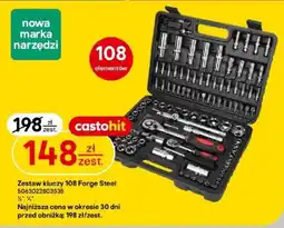 Castorama Zestaw kluczy 108 Forge Steel oferta