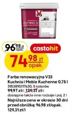 Castorama Farba renowacyjna V33 Kuchnia i Meble Kuchenne oferta