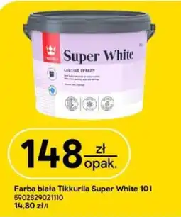 Castorama Farba biała Tikkurila Super White oferta