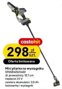 Castorama Mini pilarka na wysięgniku oferta