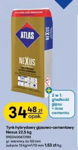 Castorama Tynk hybrydowy gipsowo-cementowy Nexus oferta