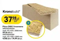 Castorama Płyta OSB 3 frezowana Kronobuild oferta