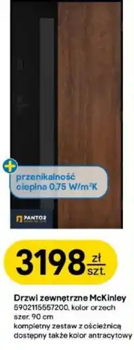 Castorama Drzwi zewnętrzne McKinley oferta