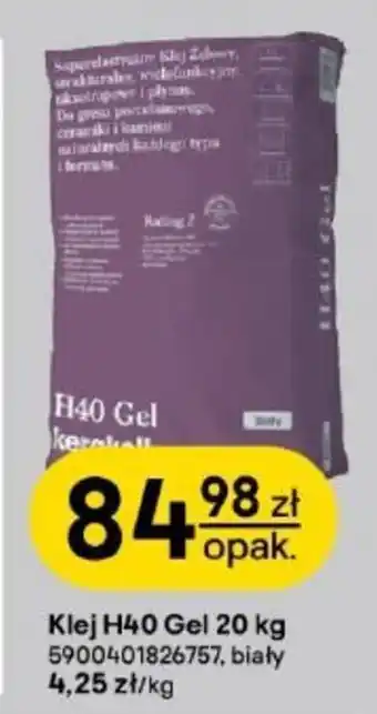 Castorama Klej H40 Gel oferta