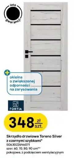 Castorama Skrzydło drzwiowe Toreno Silver oferta