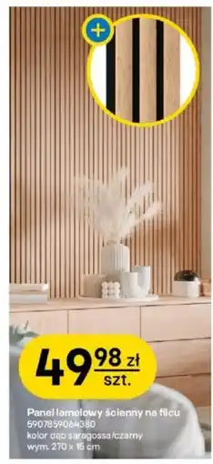 Castorama Panel lamelowy ścienny na filcu oferta