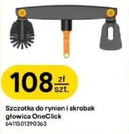 Castorama Szczotka do rynien i skrobak głowica OneClick oferta