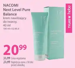 Hebe NACOMI Next Level Pure Balance krem nawilżający do twarzy oferta