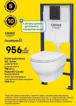 Castorama Grohe GoodHome Stelaż podtynkowy WC Solido oferta