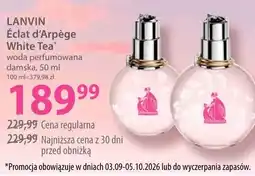 Hebe LANVIN Éclat d'Arpège White Tea* oferta