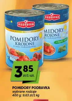 Groszek Pomidory Podravka wybrane rodzaje oferta