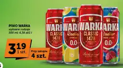 Groszek Piwo Warka oferta