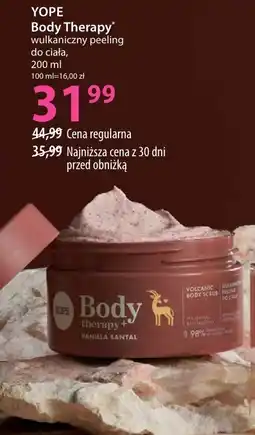 Hebe Yope body therapy wulkaniczny peeling do ciała oferta