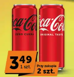 Groszek Coca-Cola Zero Cukru i Coca-Cola Original Taste oferta