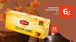 Dealz Herbata czarna Lipton Yellow Label oferta