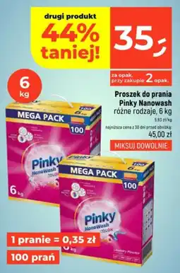 Dealz Proszek do prania Pinky Nanowash oferta
