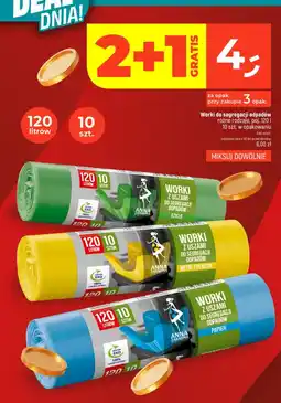 Dealz Worki z uszami do segregacji odpadów oferta