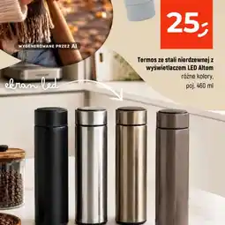 Dealz Termos ze stali nierdzewnej z wyświetlaczem led altom oferta