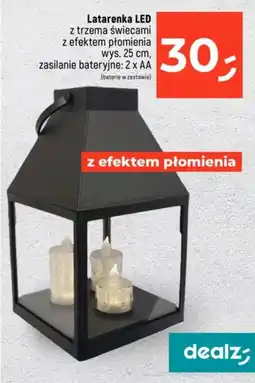 Dealz Latarenka LED z efektem płomienia oferta