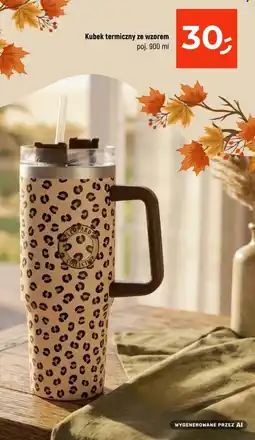 Dealz Kubek termiczny ze wzorem Leopard Collection oferta