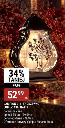bi1 Lampion L-1137 Drzewko LUB L-1136 Napis oferta