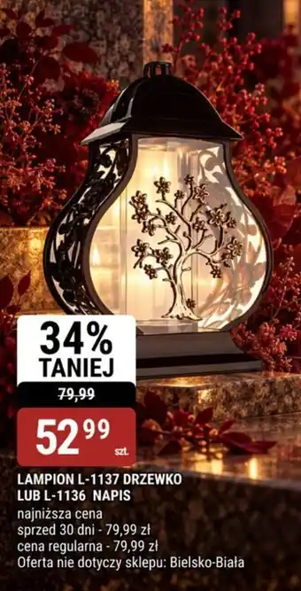 Lampion L-1137 Drzewko LUB L-1136 Napis