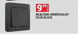 Merkury Market Włącznik Uniwersalny Silva Black oferta