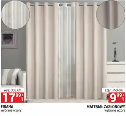 Merkury Market FIRANA MATERIAŁ ZASŁONOWY oferta