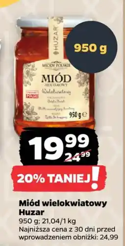 Netto Miód wielokwiatowy Huzar oferta