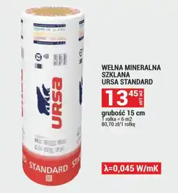 Merkury Market Wełna mineralna szklana Ursa Standard oferta