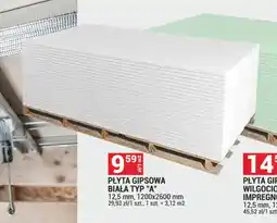 Merkury Market Płyta gipsowa biała typ "A" oferta