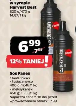 Netto Sos Fanex oferta