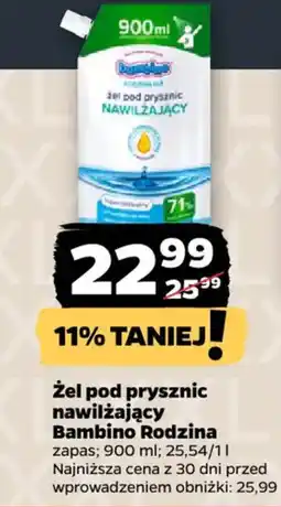 Netto Żel pod prysznic nawilżający Bambino Rodzina oferta
