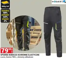 Merkury Market HöGERT Spodnie Robocze Ochronne Elastyczne oferta