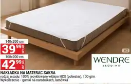 Merkury Market Nakładka na materac Sakra Wendre Bedding oferta