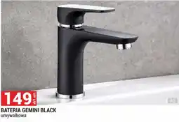 Merkury Market Bateria Gemini Black umywalkowa oferta